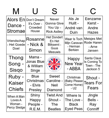 409 Bingo Card