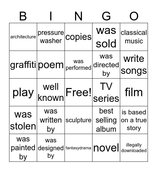 EXPLORE 8A Bingo Card