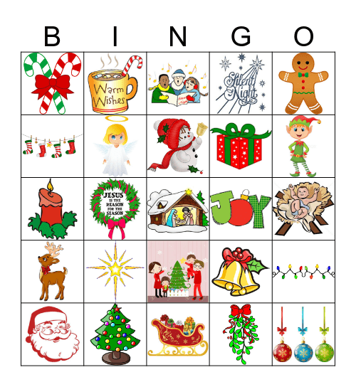 Christmas Bingo Card