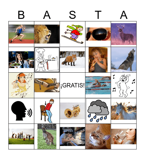 Día de Juegos Bingo Card