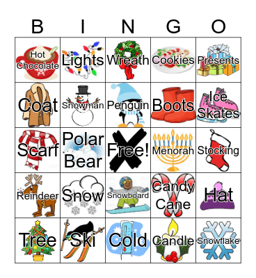 WINTER BINGO Card