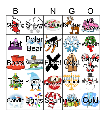 WINTER BINGO Card