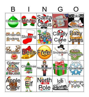 Christmas BINGO Card