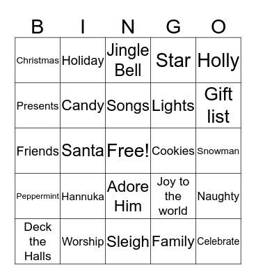 Beach Blanket Bingo Card