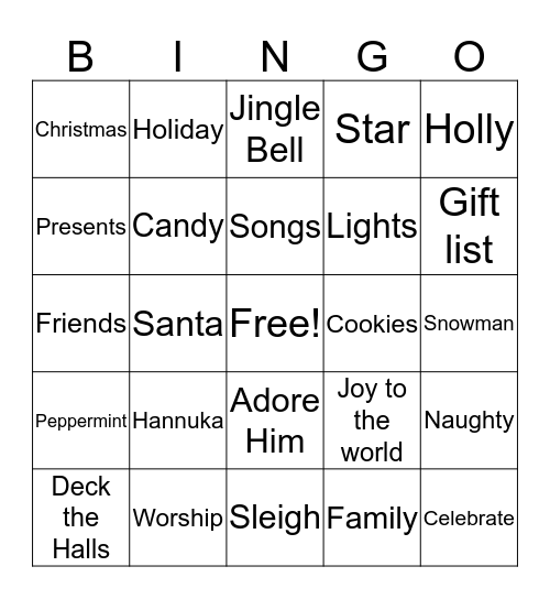 Beach Blanket Bingo Card