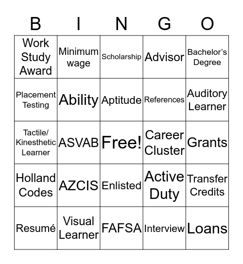 My Success Team 1 Bingo Card