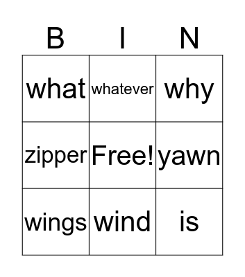 December week 3 Bingo Card