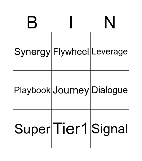 B-B-BINGO Card