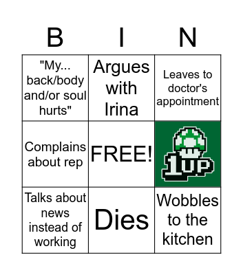 Phyto's Layoff Bingo! Bingo Card