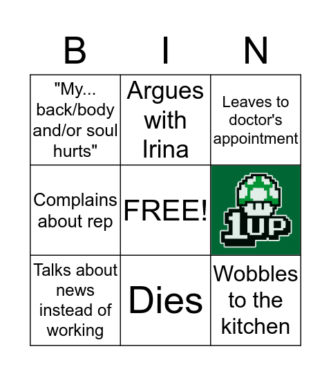 Phyto's Layoff Bingo! Bingo Card