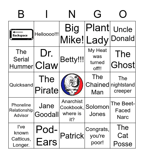 Book Corner Bingo Card