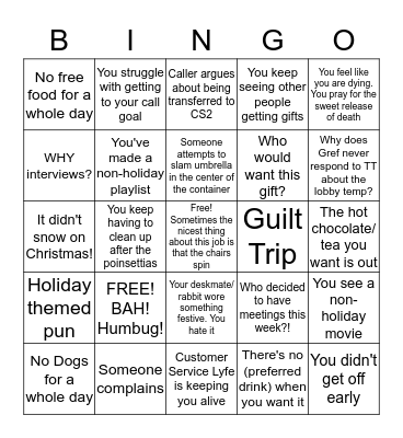 Grinch (Rep) Bingo Card