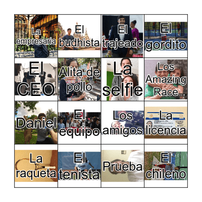 LOTERIA G. A. Bingo Card