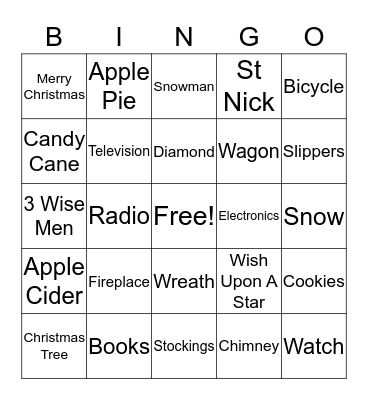 Ndefo's Christmas Celebration Bingo Card