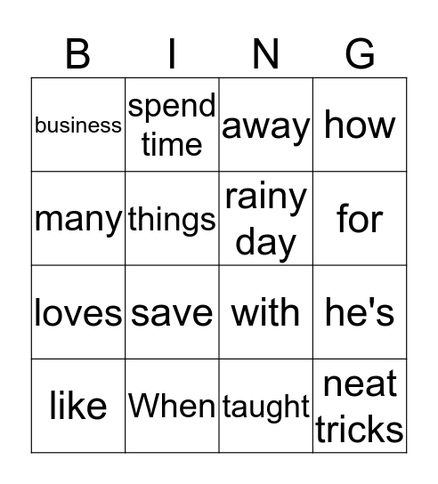 pp. 22-26 Bingo Card