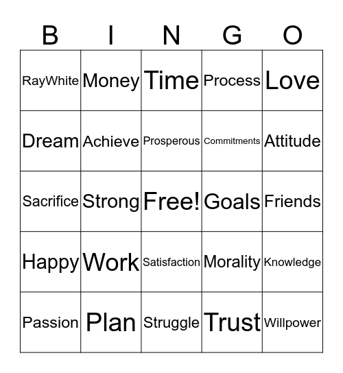 Year End Party Bingo Games Bingo Card