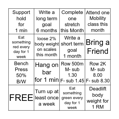 B     I     N     G     O Bingo Card