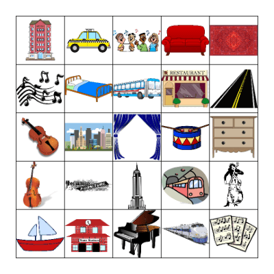 Elementary Russian 2 Chapters 16-20 Bingo Card