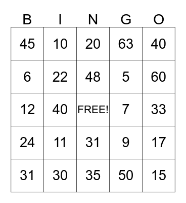 Happy Birthday Destiny!! Bingo Card