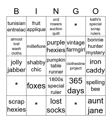 To Continue or Start! Bingo Card