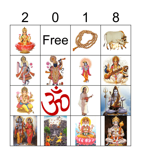 Vraj Vaishnav Kendra Bingo Card