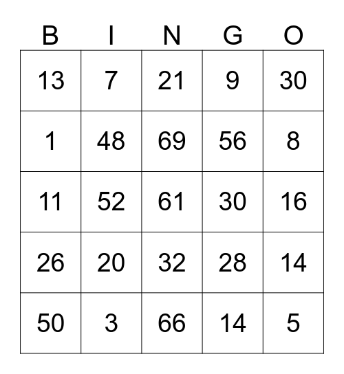 Happy Birthday Destiny!! Bingo Card