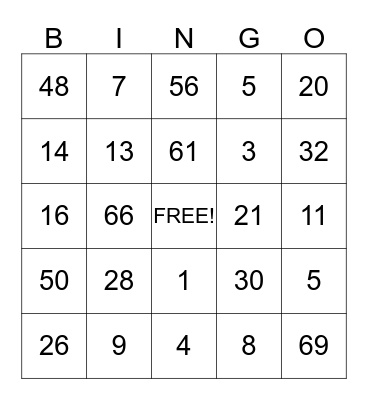 Happy Birthday Destiny!! Bingo Card