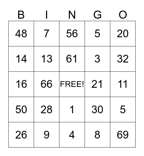 Happy Birthday Destiny!! Bingo Card
