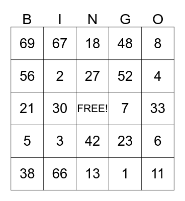 Happy Birthday Destiny!! Bingo Card