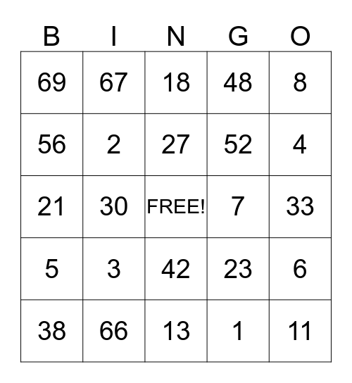 Happy Birthday Destiny!! Bingo Card