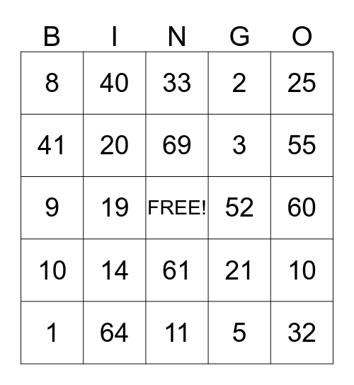 Happy Birthday Destiny!! Bingo Card