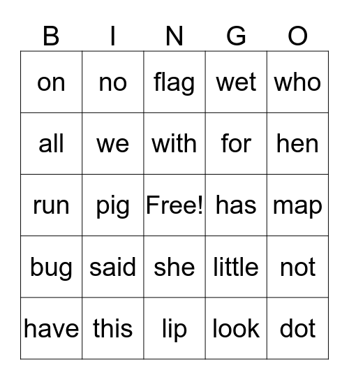 QT 2 Bingo Card