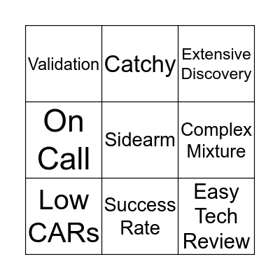 HERO Bingo Card