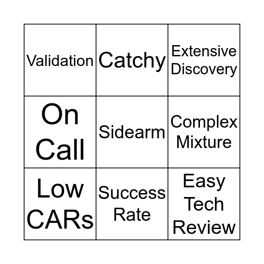 HERO Bingo Card