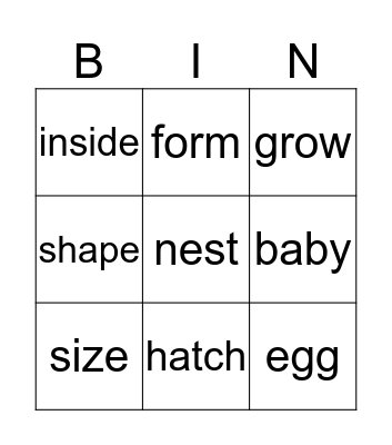 GR1 Unit4 Part1 Reach Bingo Card
