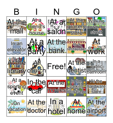 Pregnancy Emesis Bingo Card