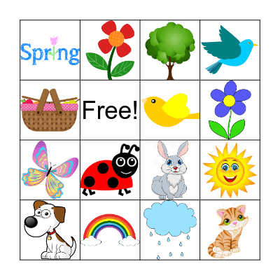 SPRING BINGO Card