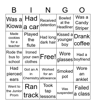 Apachettes Bingo Card