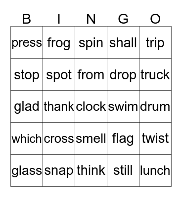 Year  7 Bingo Card