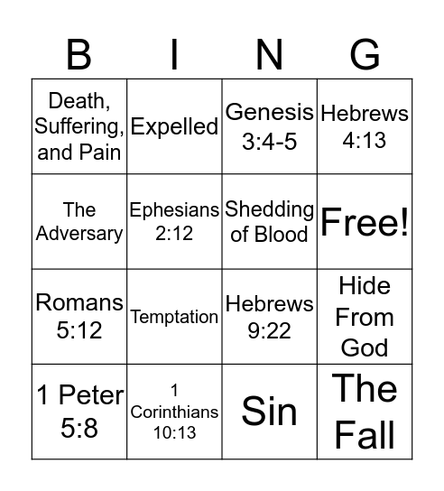 Unit 2 Review Bingo Card