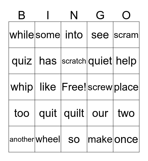 CHOCOLATE FLOWERS Bingo Card