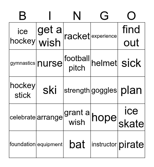 Unit 4b Bingo Card