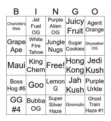 Advanced Bingo 2 Bingo Card