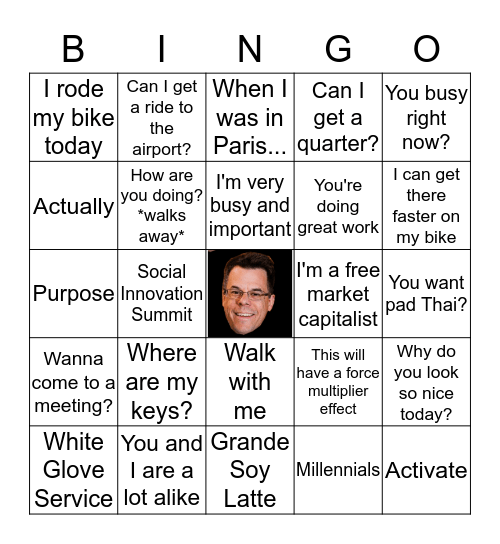 Billy Bingo Card