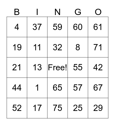 BEJEWELED SWIFT BLITZERS BINGO Card