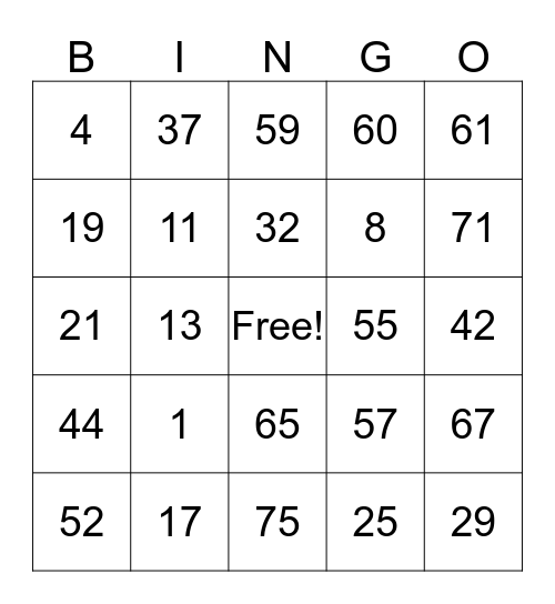 BEJEWELED SWIFT BLITZERS BINGO Card