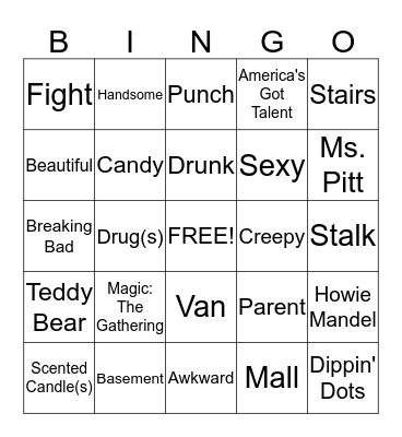 BOYLAN BINGO Card