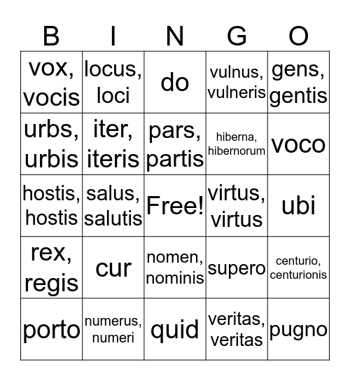 Week 2 (17) Bingo Card