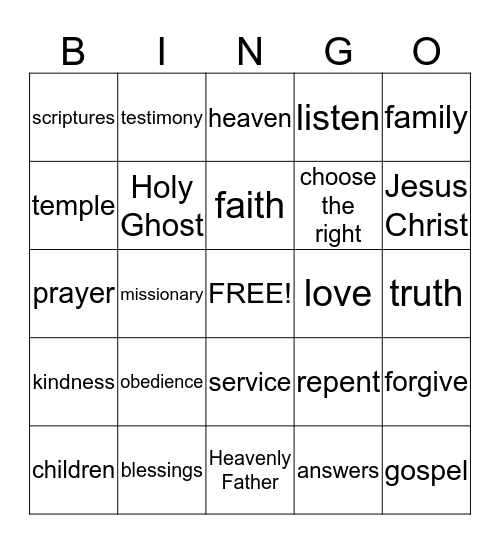 October 2013 Conference Bingo Card