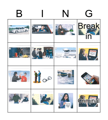 POLICE Bingo Card